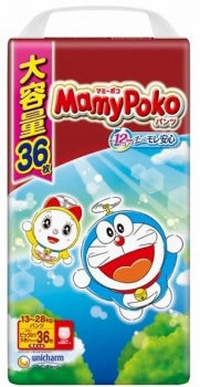 マミーポコパンツ BIGより大きいサイズ ドラえもんシリーズ ず~っとモレ安心のかわいい紙おむつ!