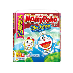 マミーポコパンツ　ドラえもんシリーズM　ず～っとモレ安心のかわいい紙おむつ！