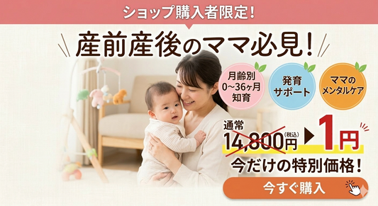 0ヶ月〜36ヶ月までの月齢ごと食育、知育、ままメンタル対策講座